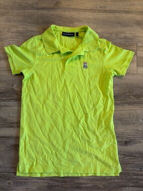 Psycho Bunny Slime Green Mens Polo